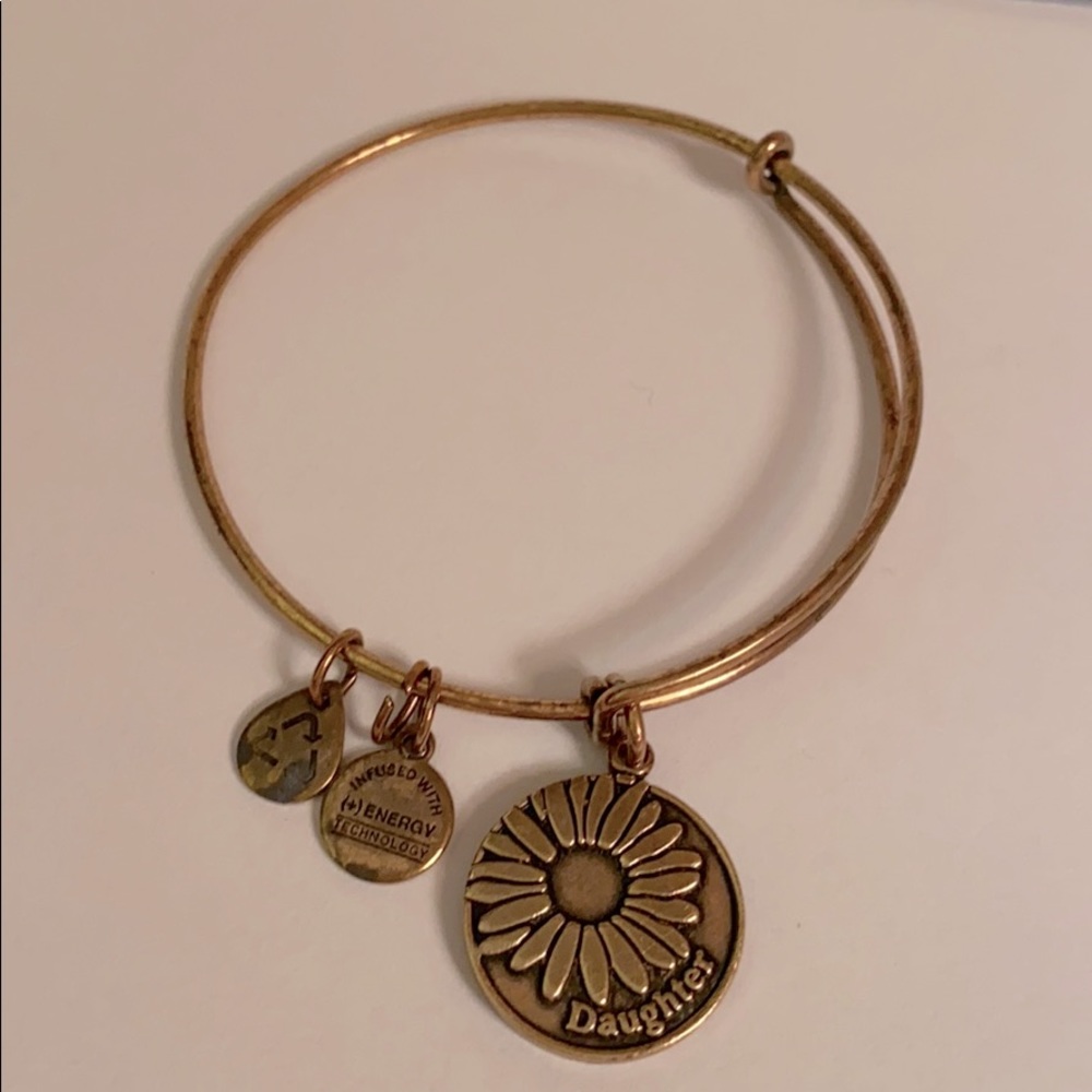 Alex and Ani Daughter with Sunflower bangle